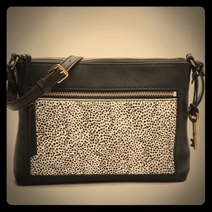 FOSSIL FIONA LEATHER CROSSBODY BAG